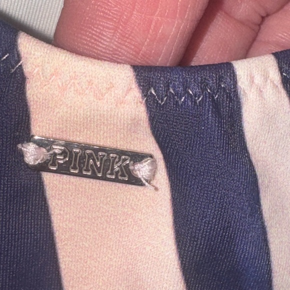 NWT VICTORIA'S SECRET PINK SMALL TROPICAL FLORAL PALM KEYHOLE ONE PIECE SWIMSUIT - Picture 3 of 11